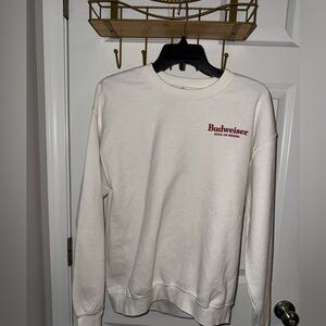 Budweiser Cream Crewneck Crewneck